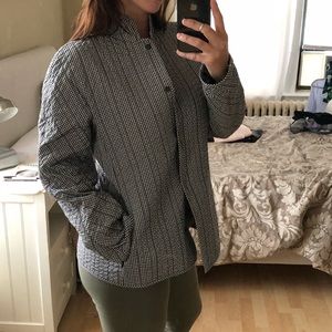 Armani Collezioni check jacket light weight sz12